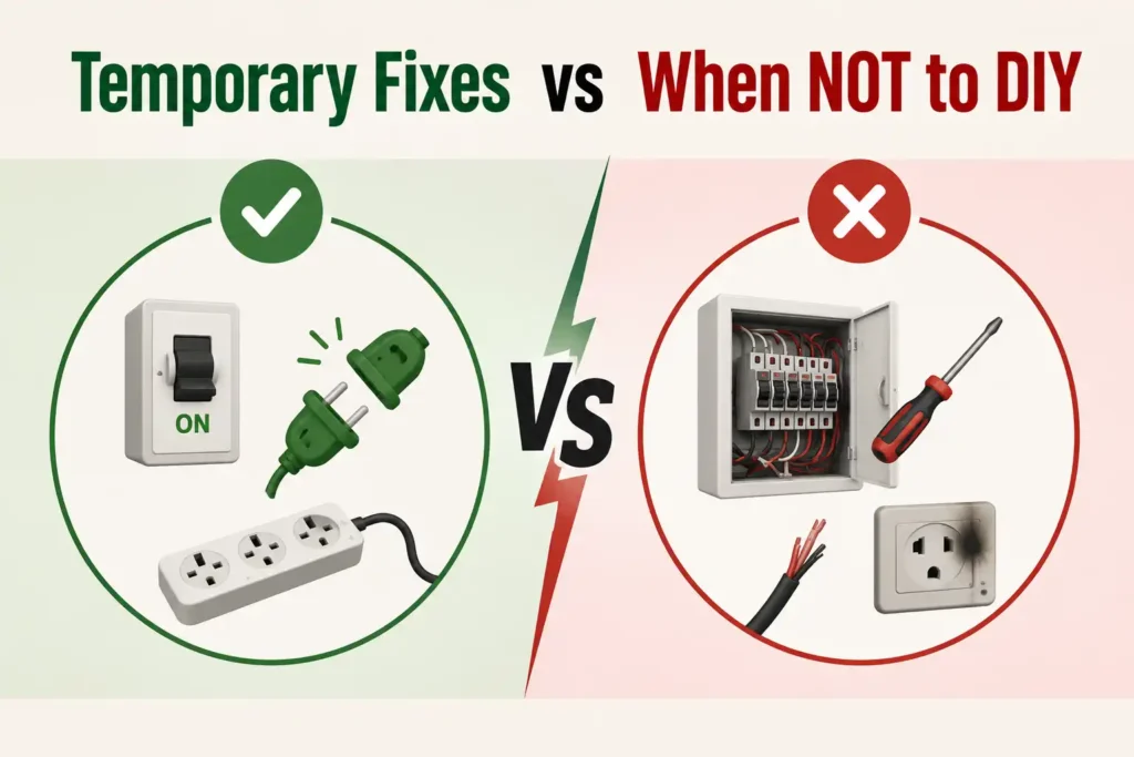 Temporary Fixes vs When NOT to DIY