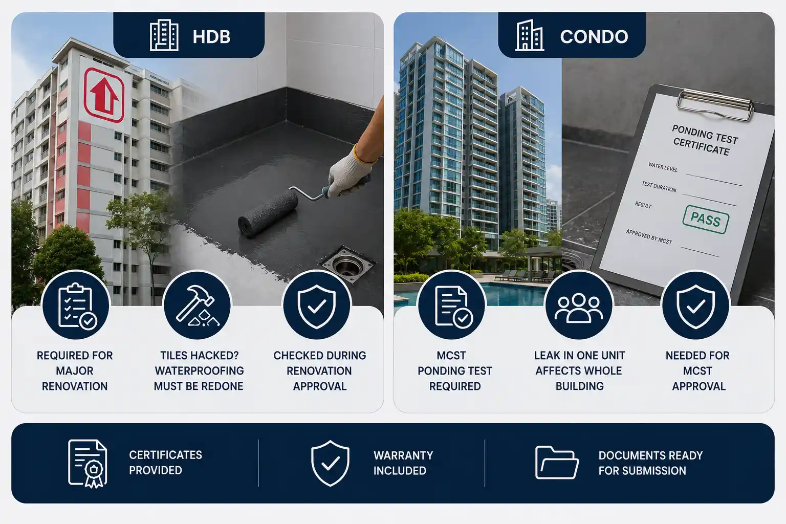 HDB and Condo Requirements
