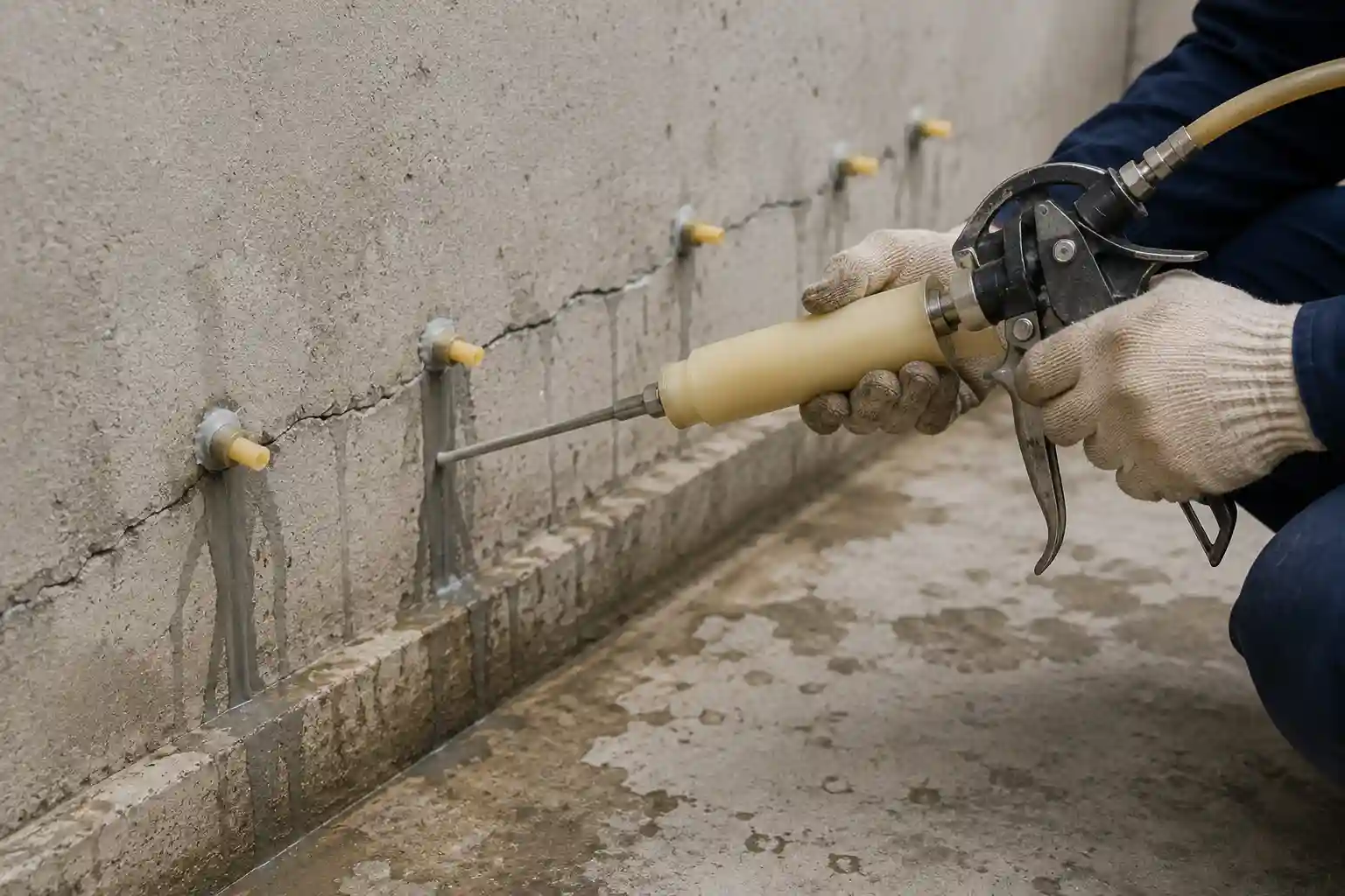 PU Injection Waterproofing