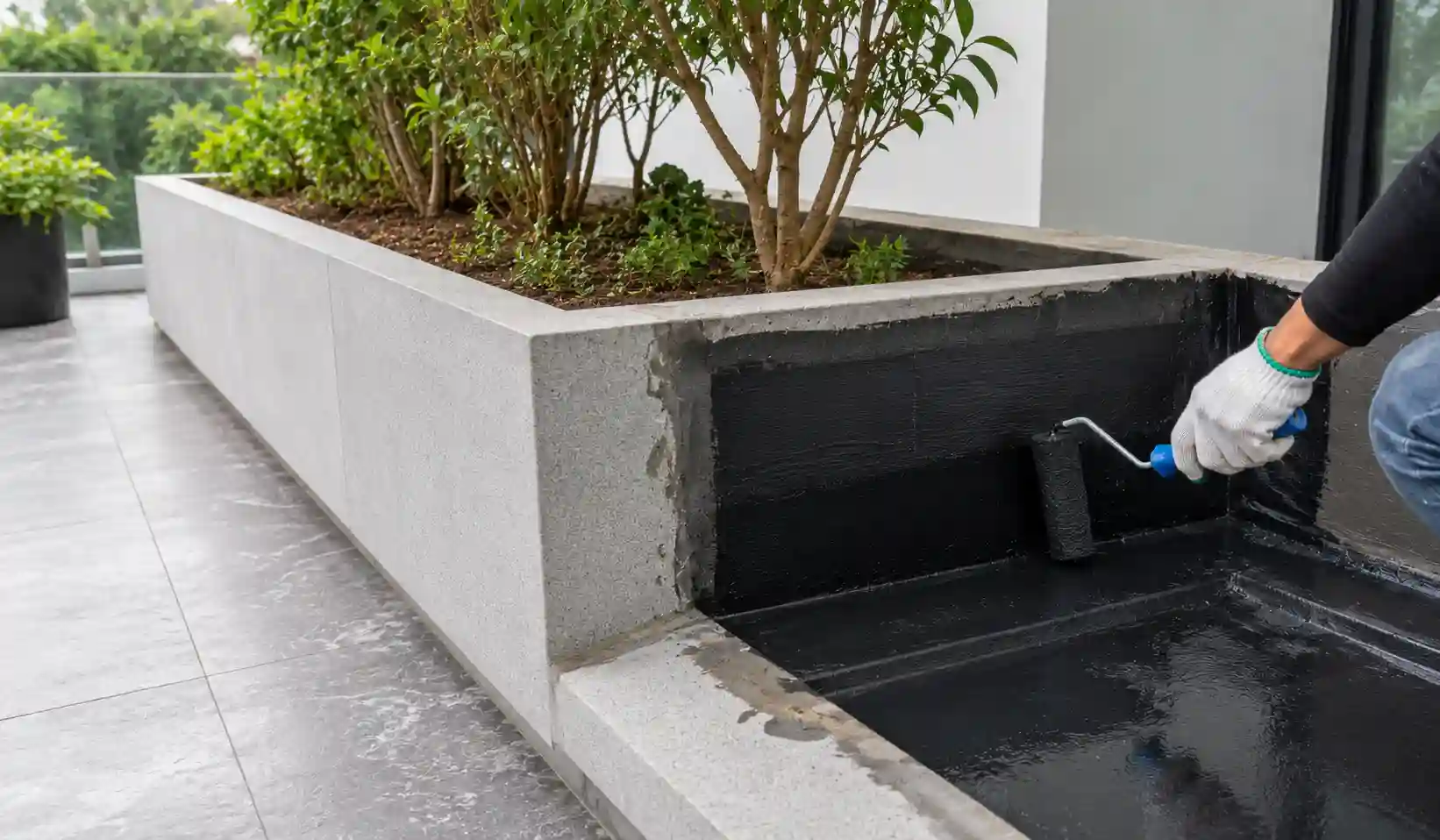 Planter Box Waterproofing