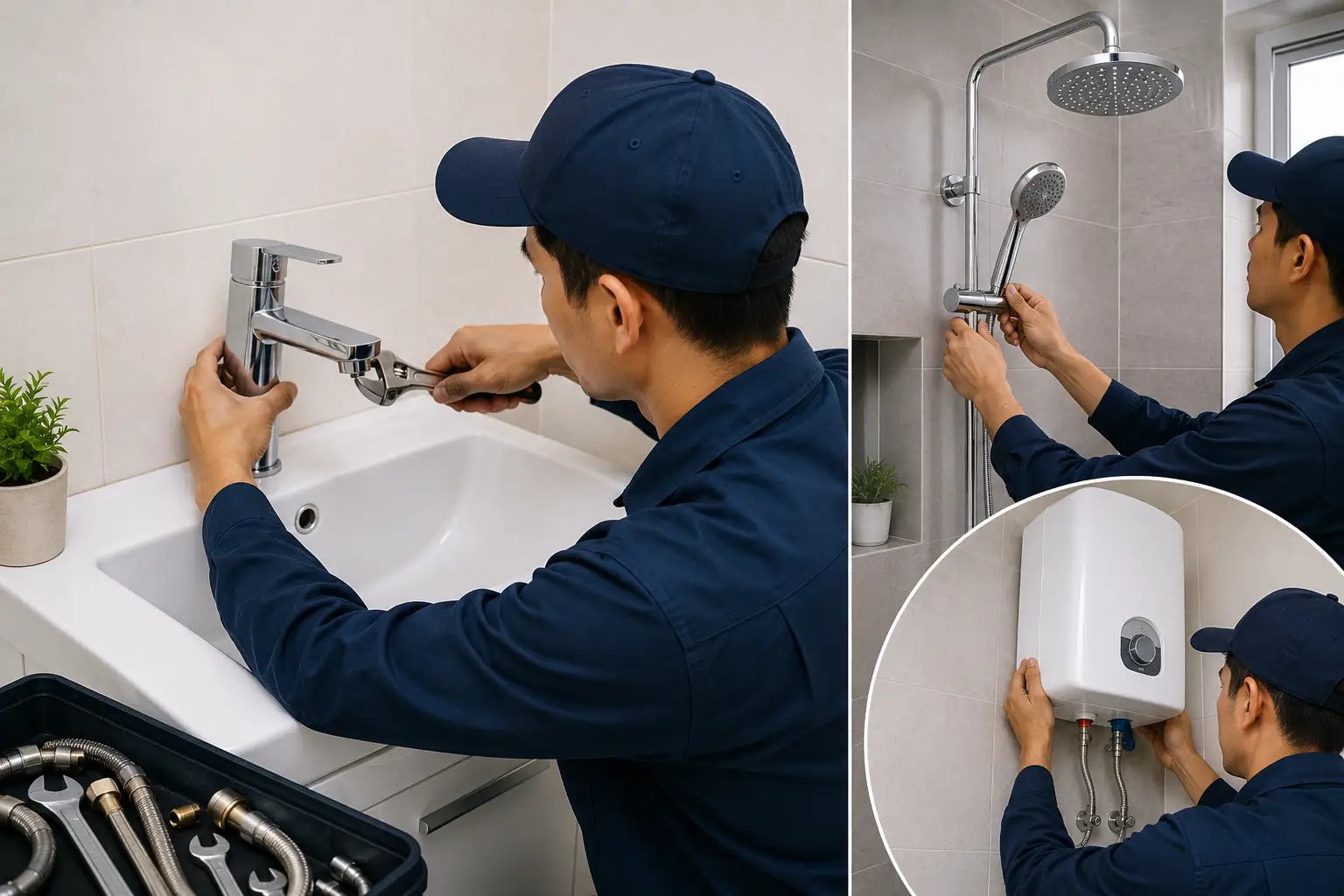 TAP, SHOWER & WATER HEATER Installations Done Right