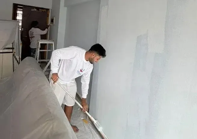 BTO Flat First Coat Before Move In, Sengkang
