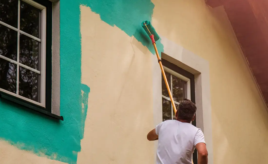 EXTERIOR HOUSE PAINTING Facade · Balcony · Gate