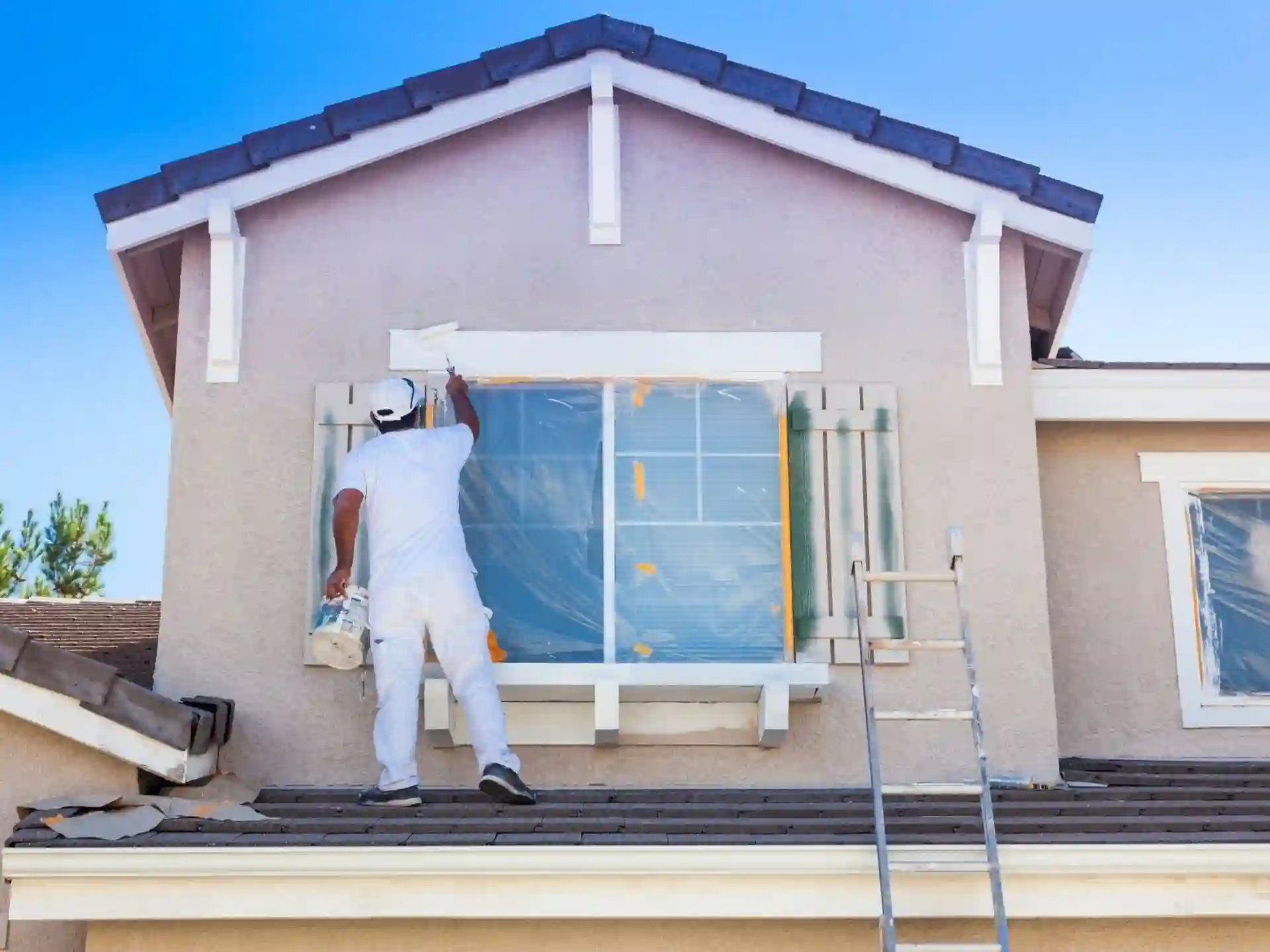 Semi Detached House Full Exterior Repaint, Bukit Timah